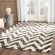 preview thumbnail 9 of 121, SAFAVIEH Dip Dye Marybeth Hand-tufted Wool Chevron Area Rug