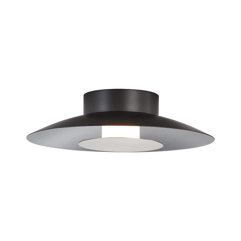 Golden Lighting 6400-FM12 GRA Luma 12" Wide Semi-flush Ceiling Fixture