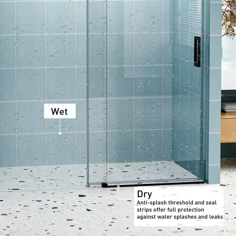 Frameless Soft-closing Shower Door