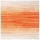 preview thumbnail 162 of 171, SAFAVIEH Adirondack Wilmy Ombre Distressed Rug 6' Square - Orange/Red