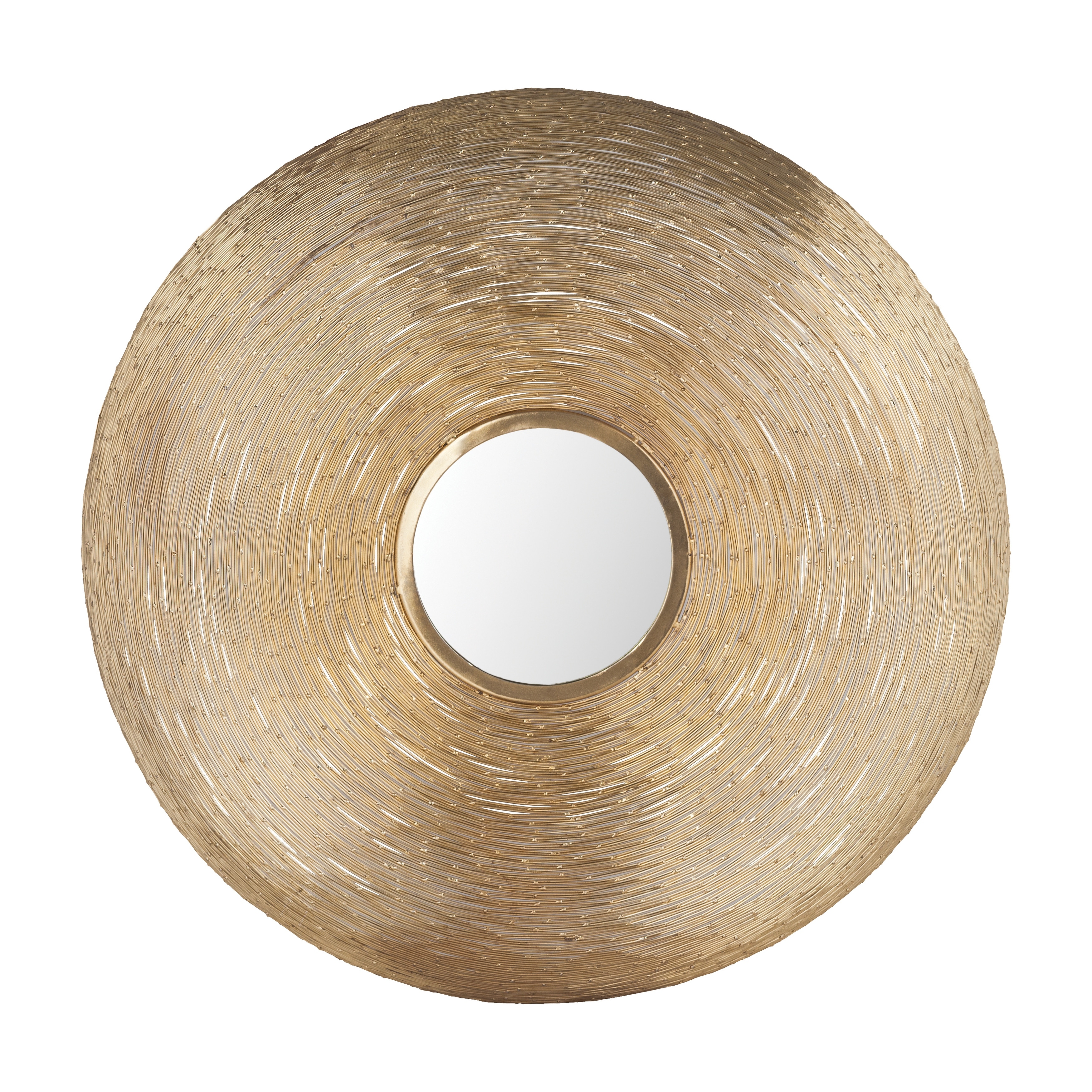 Atlas Goldgrass Wall Mirror - 25 inch High
