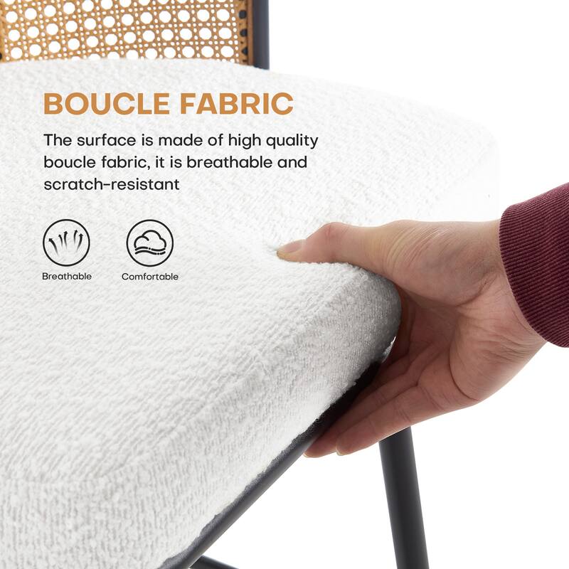 26"/29" Rattan Upholstered Bar Stool /Counter Stools Set of 2/3/4