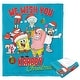 preview thumbnail 2 of 10, Nickelodeon Spongebob Squarepants Christmas Silk Touch Throw Blanket 50" x 60" - Krabby Christmas