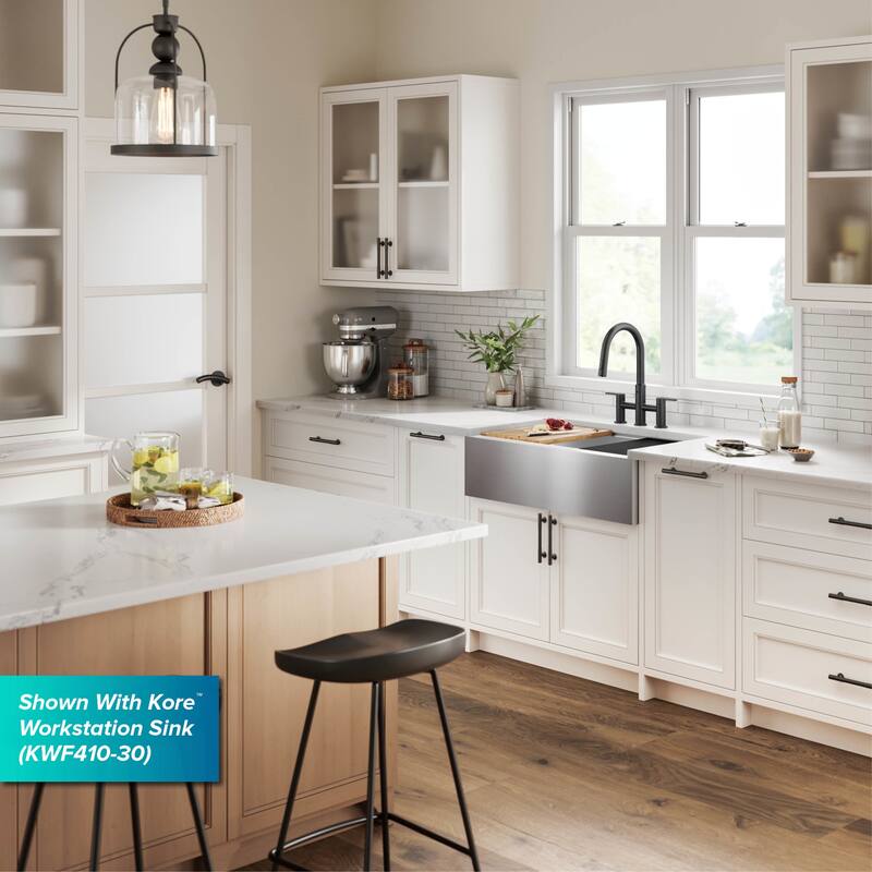 Kraus KSF-3122 Oletto 1.8 GPM Bridge Pull Down Kitchen Faucet