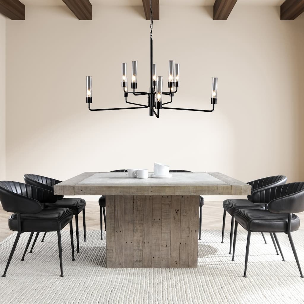 Classic Home McDowell 60" Reclaimed Pine Dining Table - 60" square