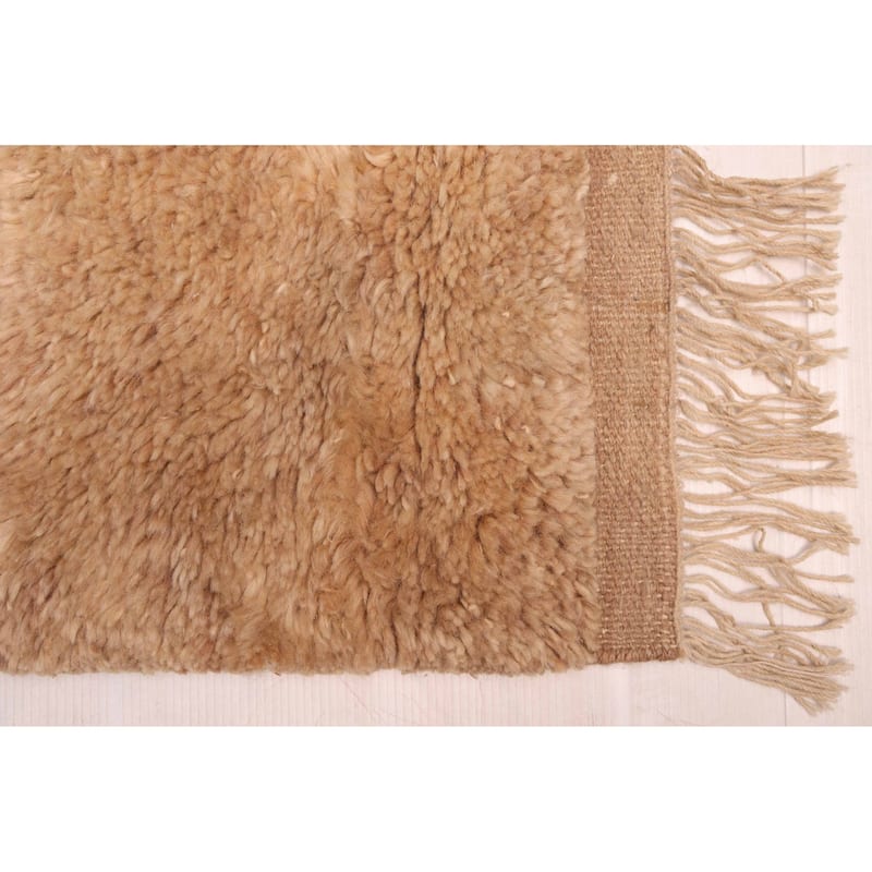 ECARPETGALLERY Hand-knotted Pak Finest Gabbeh Tan Wool Rug - 10'5 x 13'5