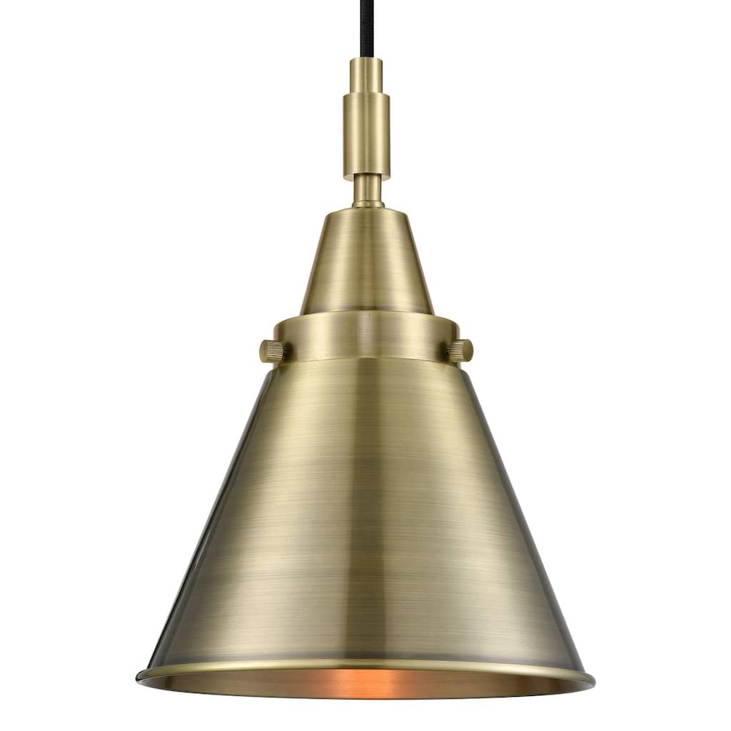 Innovations Lighting 447-1P-M13-AB Appalachian 8" Wide Mini Pendant
