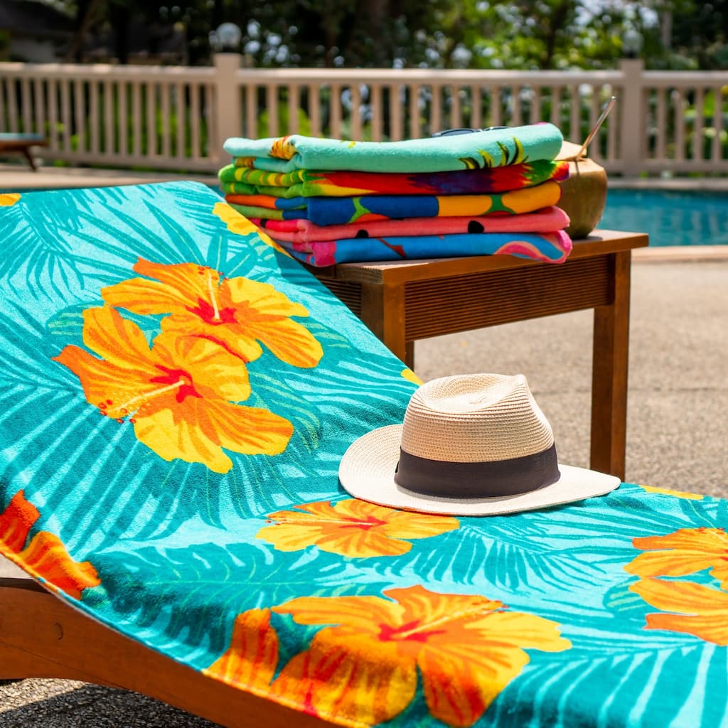Arkwright Cotton Printed Novelty Beach Towel - 30x60 Inches