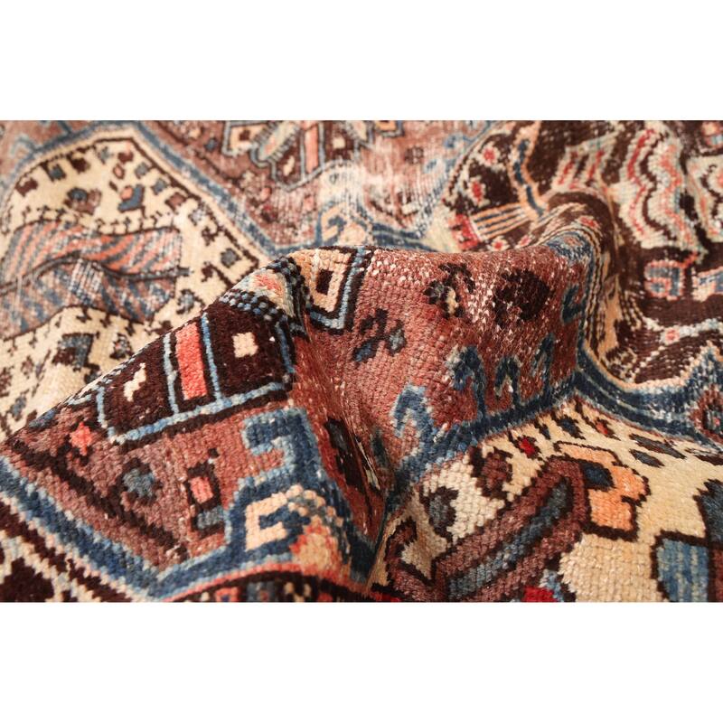 ECARPETGALLERY Hand-knotted Antalya Vintage Brown Wool Rug - 3'11 x 6'5