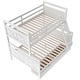 preview thumbnail 5 of 22, Twin Over Full Bunk Bed with Ladder & Storage Drawers