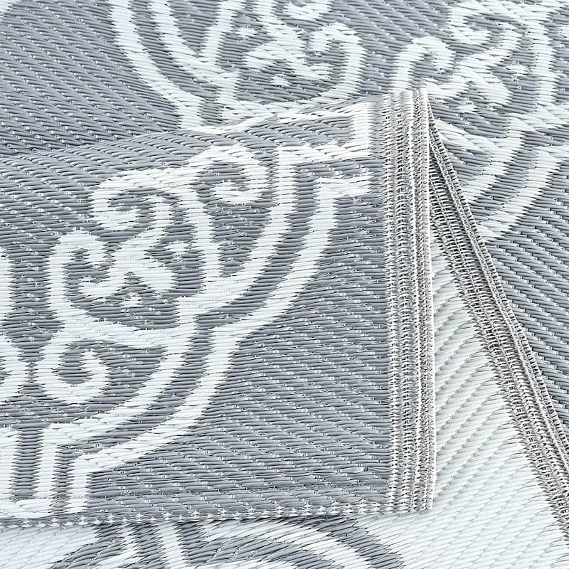 Marrakech Lightweight Reversible Recycled Plastic Outdoor Floor Mat/Rug