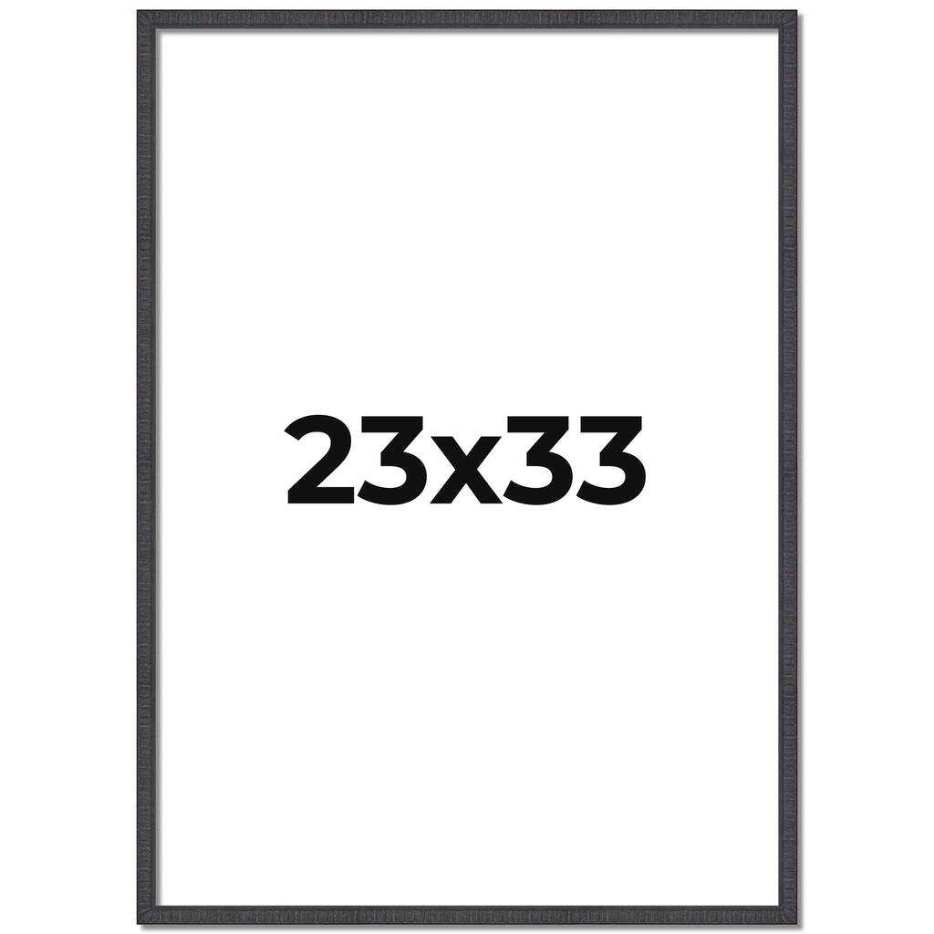 23x33 Frame Brown Picture Frame - Complete Modern Photo Frame Includes