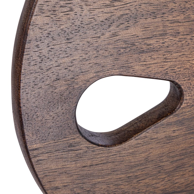 Wood Charcuterie or Cutting Board with Handle - 17.0"L x 11.5"W x 0.6"H