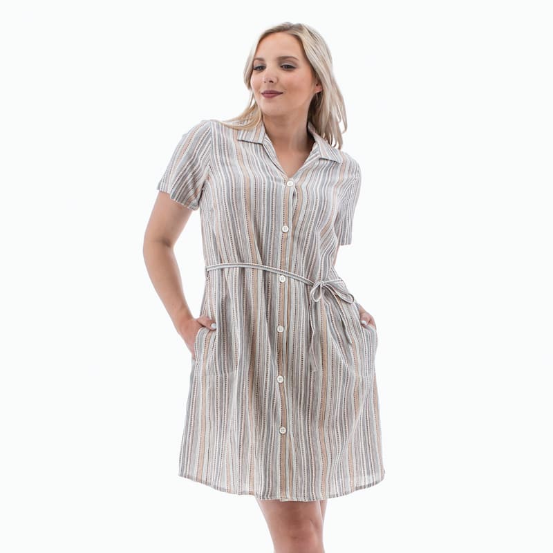 Old Ranch Women's Lupin Striped Dress