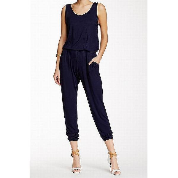 Shop Loveappella Navy Blue Womens Size Medium M Scoop Neck