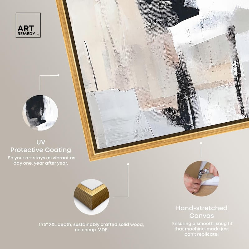 Endless Contrast Canvas Set of 2 by Art Remedy