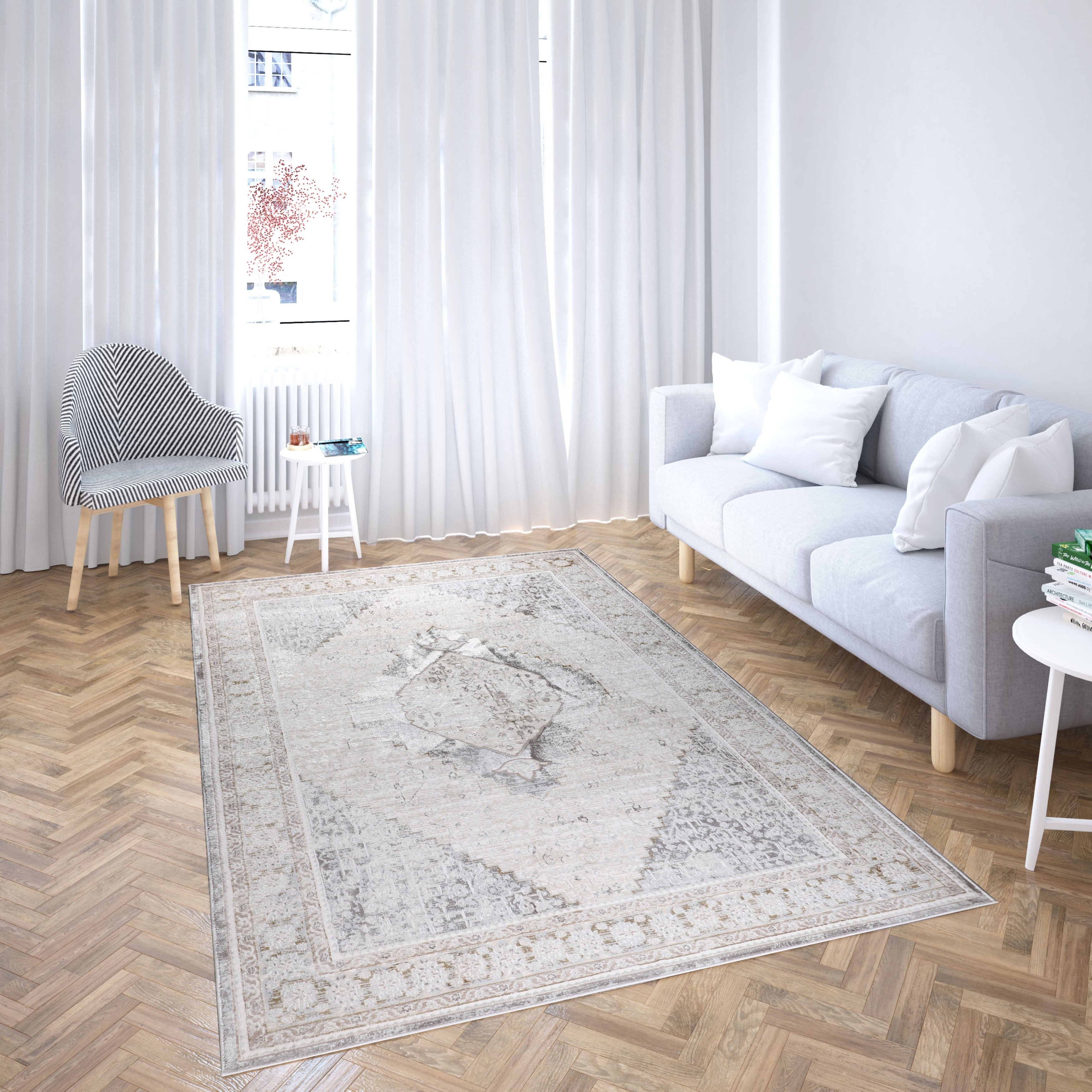MDA Rugs Viana Collection Modern Abstract Area Rug