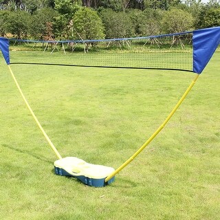 Portable Badminton Net Rack Suit 4 Badminton Rackets 2 Badmintons - Bed ...