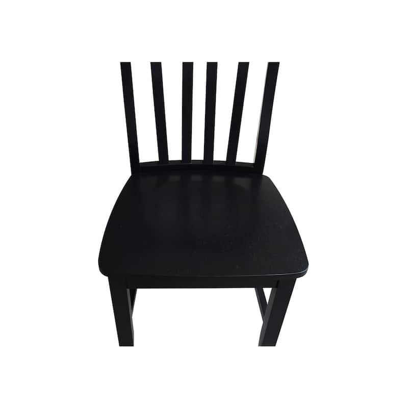 Copper Grove Quince Solid Wood Schoolhouse Chairs, Set of 2