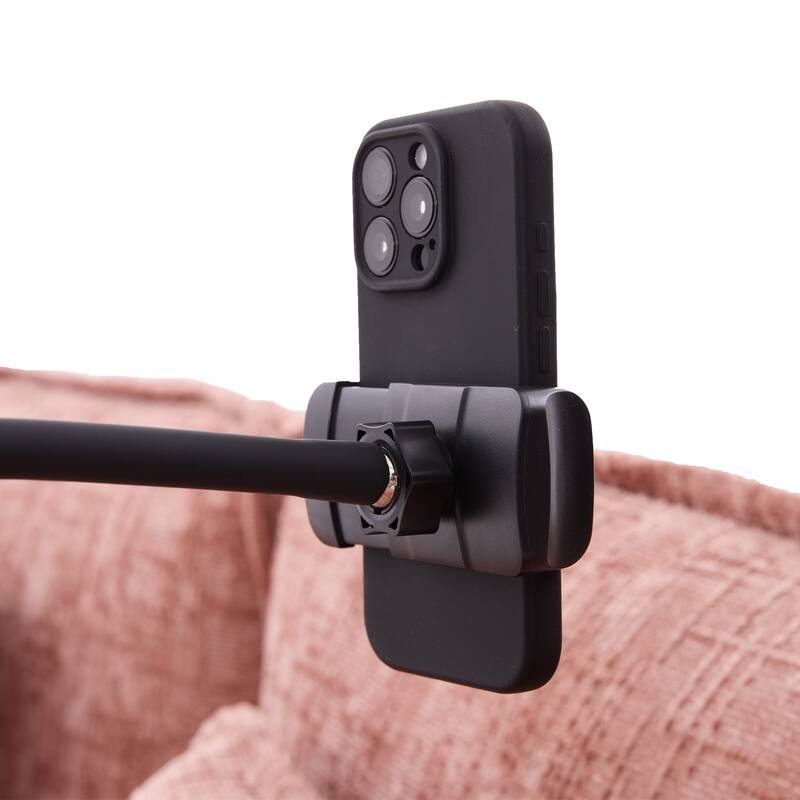 Modern Chenille Chaise Couch L-shaped Sectional Sofa with Storage Ottoman, Phone Holder, USB/Type-C Ports and Side Pockets