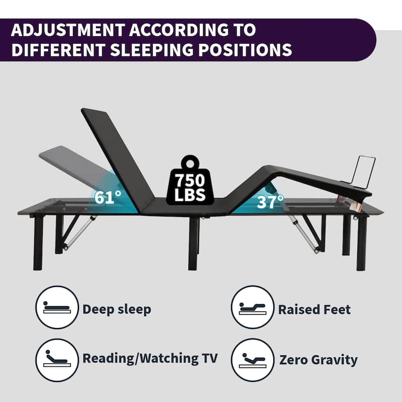 Twin XL Size Adjustable Bed Frame