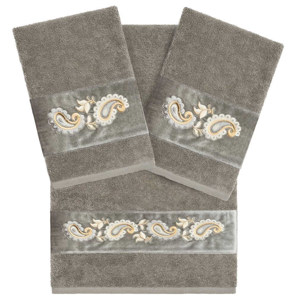 Authentic Hotel and Spa Turkish Cotton Mackenzie 3PC Towel Set