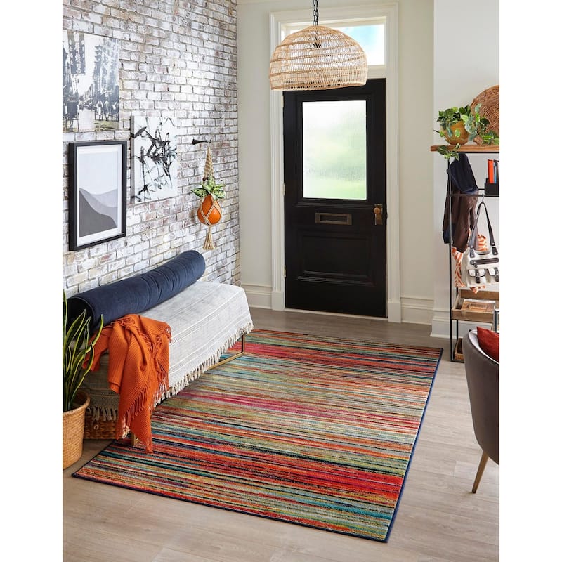 Contemporary Chorisia Collection Area Rug