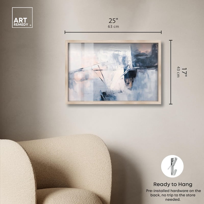 Blue Rapture I Shadowbox by Art Remedy