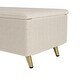 preview thumbnail 22 of 20, Queen Upholstered Bed and Storage Ottoman Set, 2-Piece Bedroom Furniture