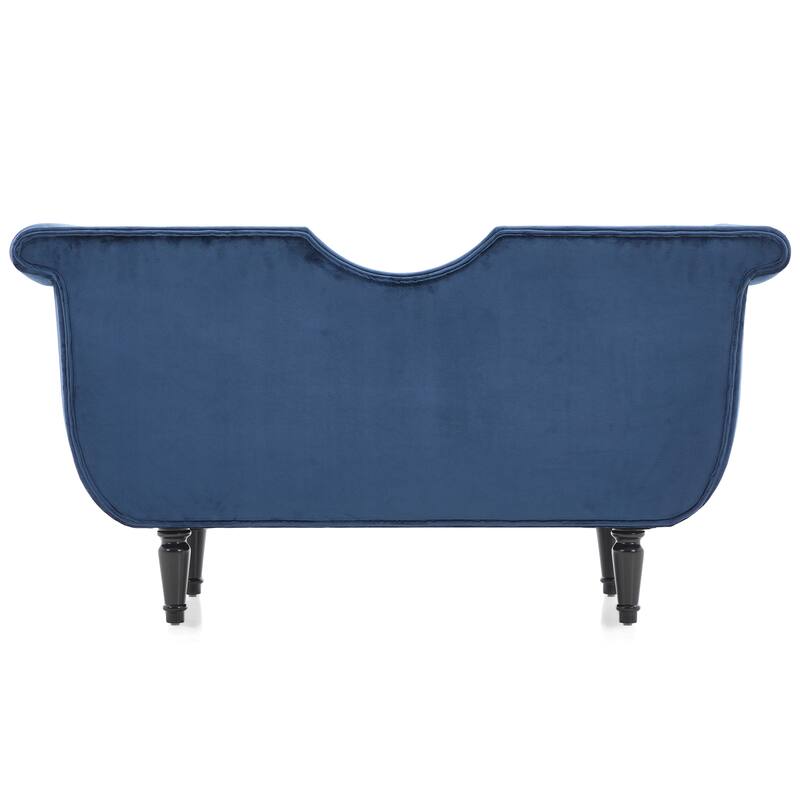 Christopher Knight Home - Velvet Bench with Nailhead Trim & Curved Arms