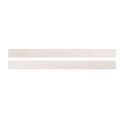Westfield 76" Wide Traditional Full Size Bed Rails, Brushed White Finish