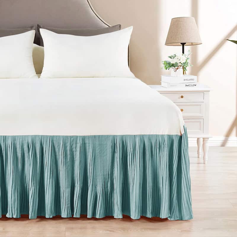 Home Soft Things Pleated Bed Skirt