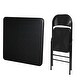 preview thumbnail 9 of 7, Taomika 5-Piece Black Folding Game Room Card Table and Steel Chairs Set