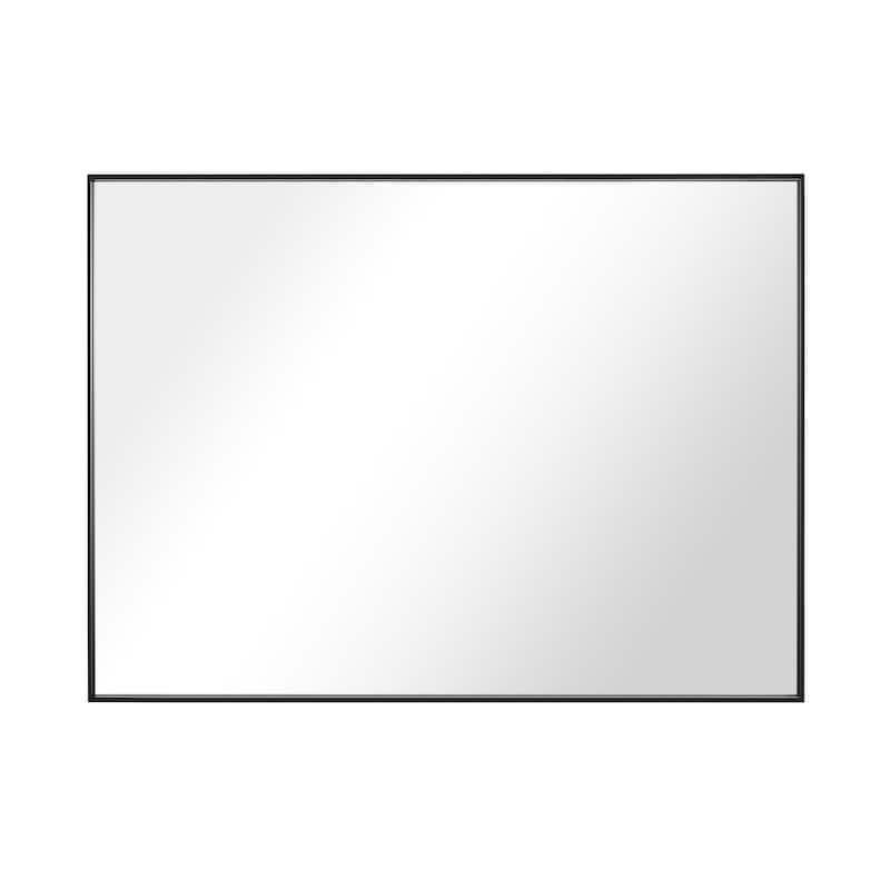 Modern Rectangle Framed Bathroom Vanity Mirror Accent Wall Mirror