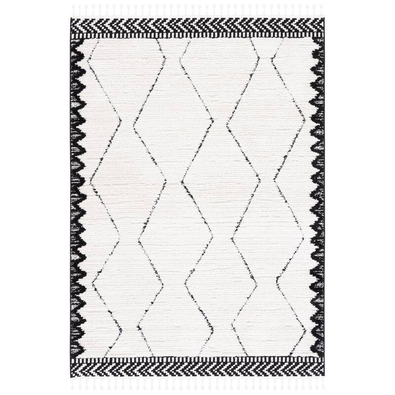 SAFAVIEH Handmade Marrakech Kairit Traditional Rug - 8' x 10' - Ivory/Anthracite