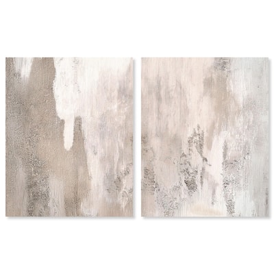 Striated Texture II Canvas Set of 2 by Art Remedy, Gallery Wrapped