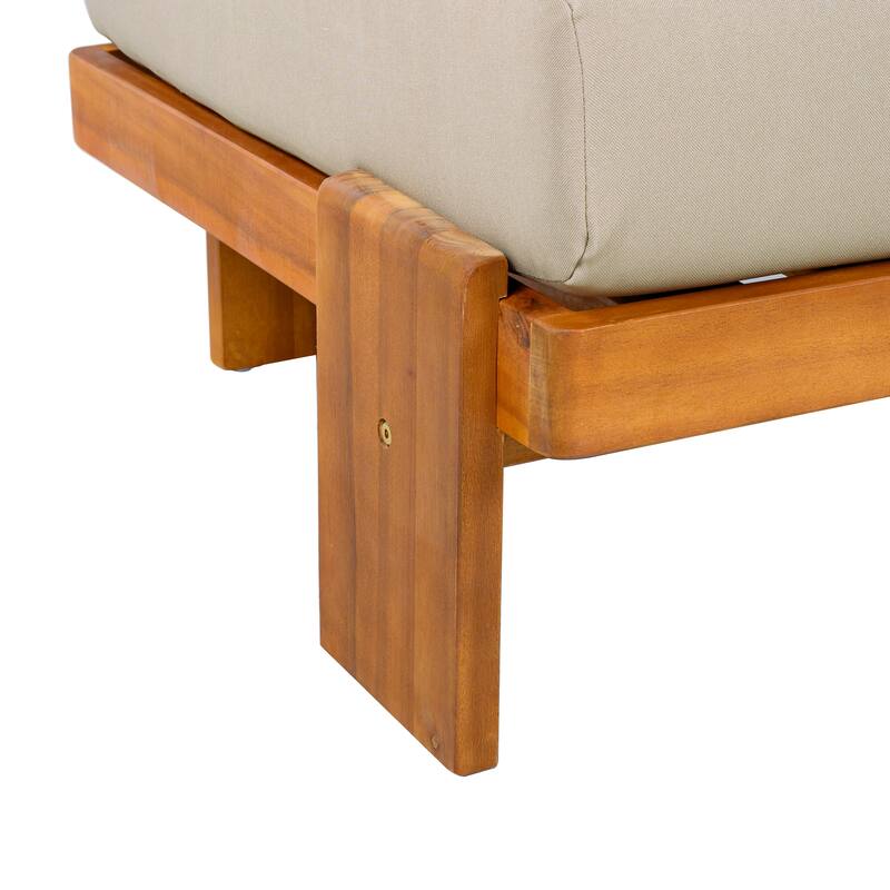 Christopher Knight Home - Modern Outdoor 4-Piece Conversation Set with Water-Resistant Cushions