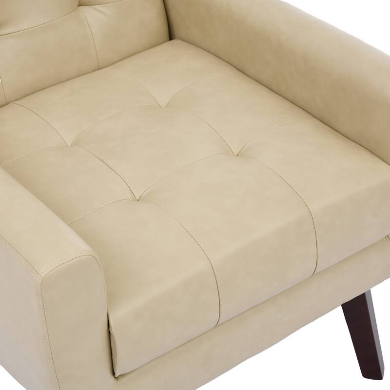 Set of 2 Tufted Upholstered Accent Armchair