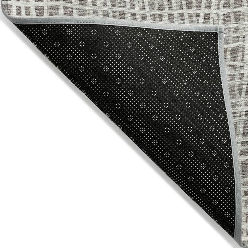 HomeRoots Striped Transitional Rectangle Outdoor Rug