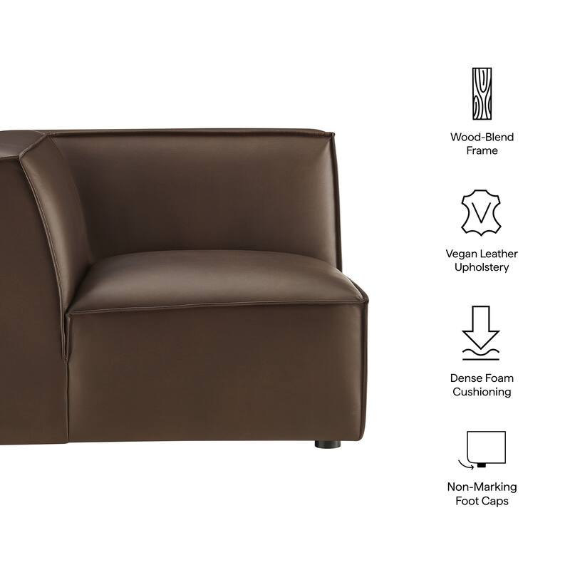 Restore Vegan Leather Modular Corner Chair
