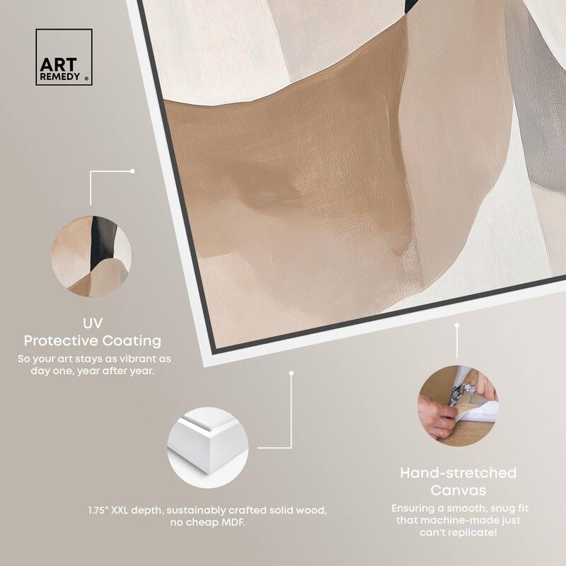 Curvilinear Composition I Canvas by Art Remedy