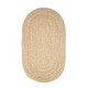 preview thumbnail 6 of 10, 100% ALL - NATURAL Wool Woven Tweed Indoor Area Rug