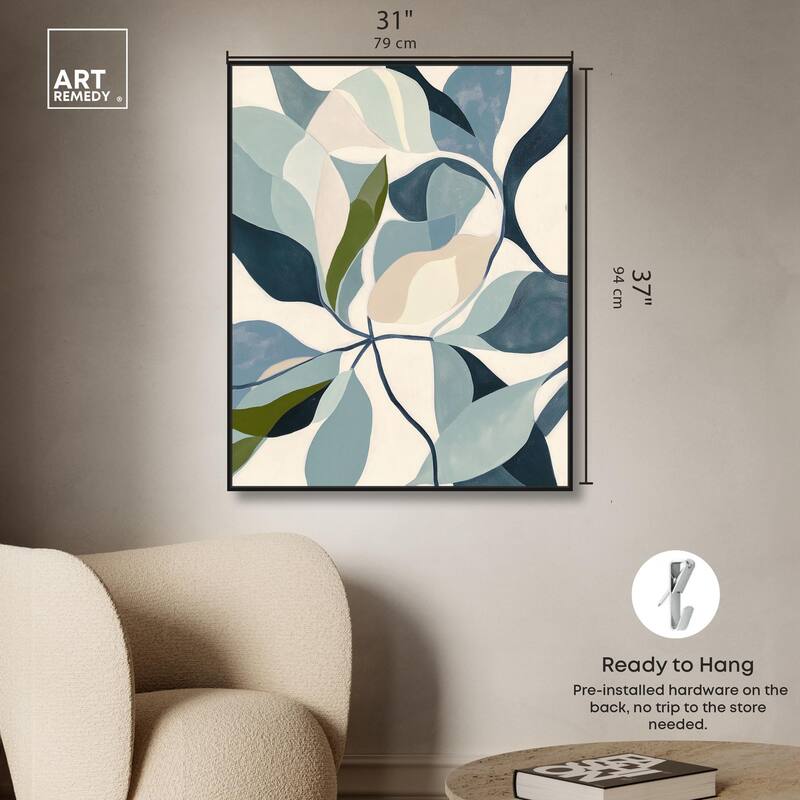 Woven Botanicals II Canvas by Art Remedy