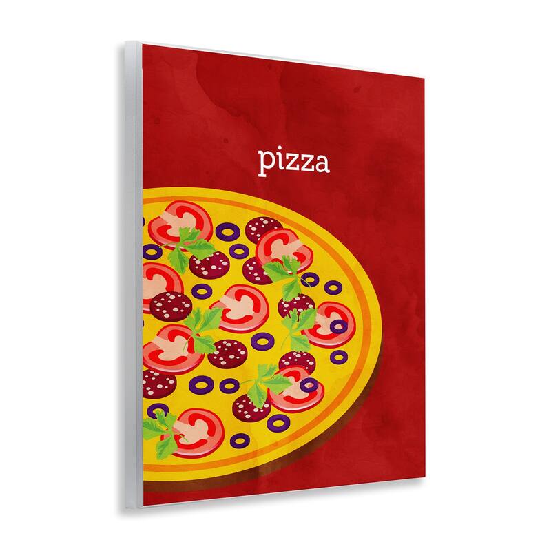 Stupell Tasty Savory Pizza Wall Plaque Art Design By Kim Allen