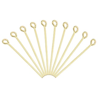 100Pcs Metal Wire Eye Pins, Mini Open Eye Pin for DIY Craft Chandelier ...