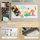 preview thumbnail 4 of 15, Qaba Kids Desk and Chair Set with Paper Roll, Kids Art Table and Chairs Set with Storage Shelves, Activity Craft Table
