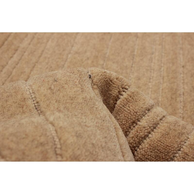 Kashkuli Gabbeh Beige Rug 3'11" x 3'11" - 3'11 x 3'11
