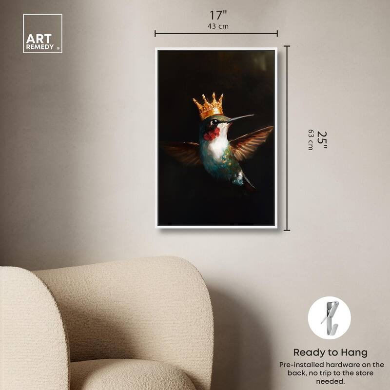 Royal Bird I Canvas by Art Remedy