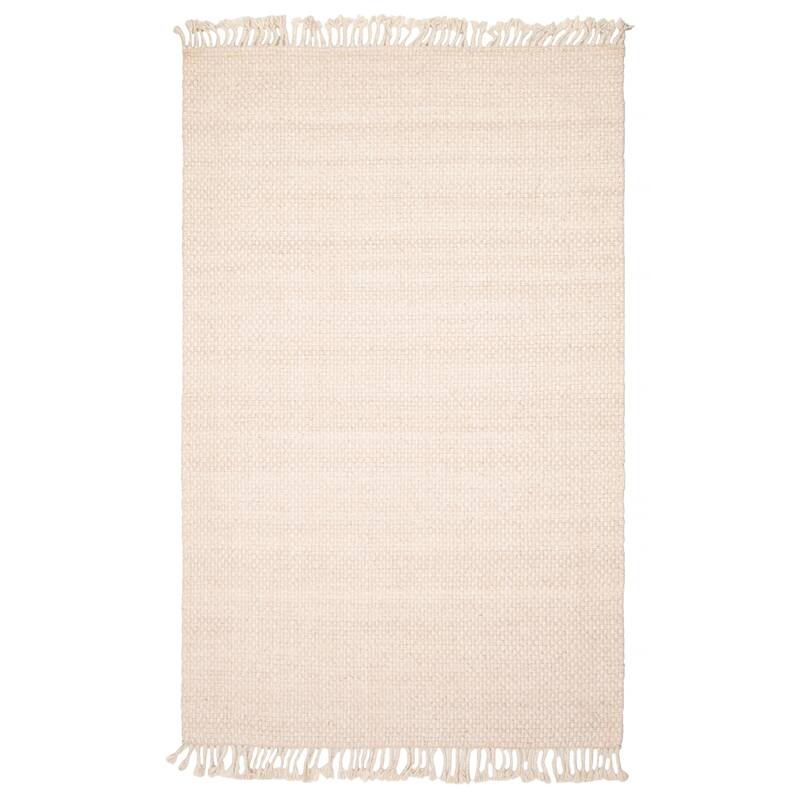ECARPETGALLERY Braid weave Sienna Beige Wool Rug - 4'11 x 7'10 - Beige - 4'11 x 7'10