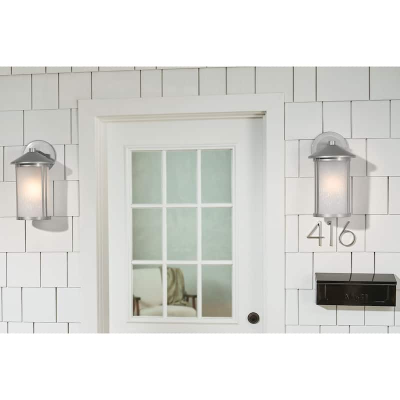 Kichler 59100 Lombard 17" Tall Outdoor Wall Sconce with Satin Etched